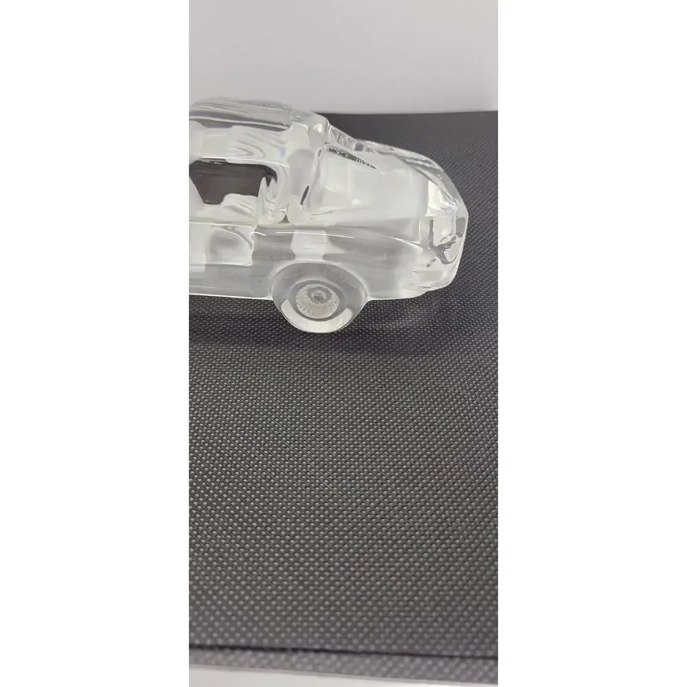 “Hofbauer Crystal West Germany Corvette Style Glass Car Figurine Vintage”